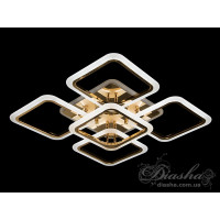 Потолочная led люстра квадрат с пультом Diasha A8060/4+1G LED 3color dimmer 
