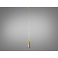 Підвісний світильник чорний GU10 одинарний Diasha QY-H1125YB+CG