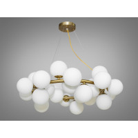 Люстра в зал Loft на 25 ламп Diasha HXD8073/25BR