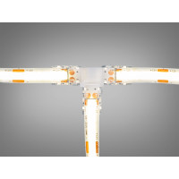 Конектор T-подібний Diasha прозорий 8 мм 2 пін Diasha PCON2pin-8mm-T