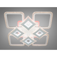 Люстра в зал потолочная с пультом управления 170W Diasha 2039/4+4WHLED3colordimmer