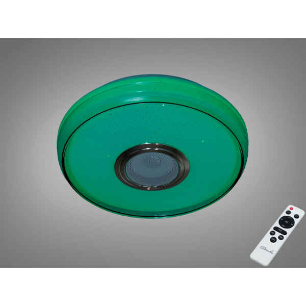 Стельова люстра біла 45 Вт з Bluetooth колонкою та підключенням до розумного будинку Diasha DB-8305/260RGB+MP3+TUYA