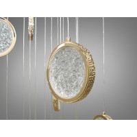 Люстра декоративная каскад 45W  Diasha 3005/18G