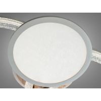 Стельова LED люстра золото 95W пульт 3 кільця 3 режими Diasha 8819/500+400+300