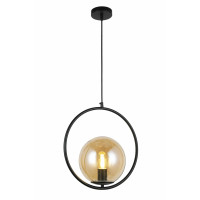 Люстра светильник со стеклянным плафоном Levistella 9163620-1 BK+BR