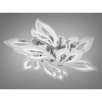 Красива Led люстра з пультом, диммером, підсвічуванням, 140W, хром Diasha 8165/6+3HRLED3colordimmer