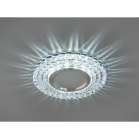 Кришталевий точковий світильник із вбудованим led підсвічуванням Diasha 2093