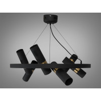 Люстра в зал 12 ламп  Diasha D1332/D650BK+G
