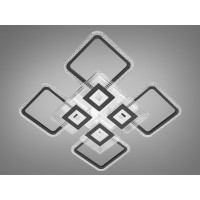 Люстра потолочная в зал с пультом управления 150W Diasha 2035/4+4BKLED3colordimmer