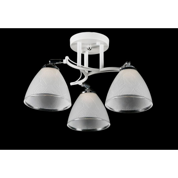 Люстра с плафонами  L07410/3 (WHITE+CHROME) Splendid-Ray
1002640
