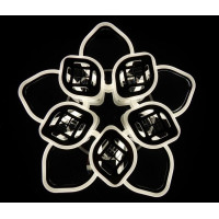 Люстра потолочная светодиодная led для зала Linisoln 6012/5+5 CH