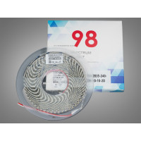 LED стрічка 24в, 240 діодів на метр, 10мм, холодний Diasha P24-2835-240-CW-20-10-2D