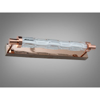 Настінне LED бра Лофт золото 10 Вт хвилясте скло Diasha 9626/S