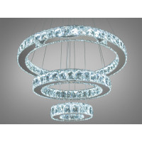 Подвесная люстра 66Вт, хром Diasha 7201-8A/580+400+200HR