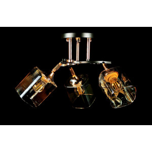 Люстра с плафонами  L6016/3 (BLK+FG) Splendid-Ray
260743