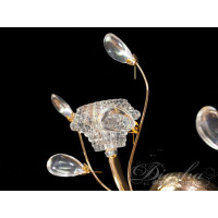 Оригінальне, якісне світлодіодне бра "Квіткові мотиви", 2Вт, золото Diasha 88123/2G