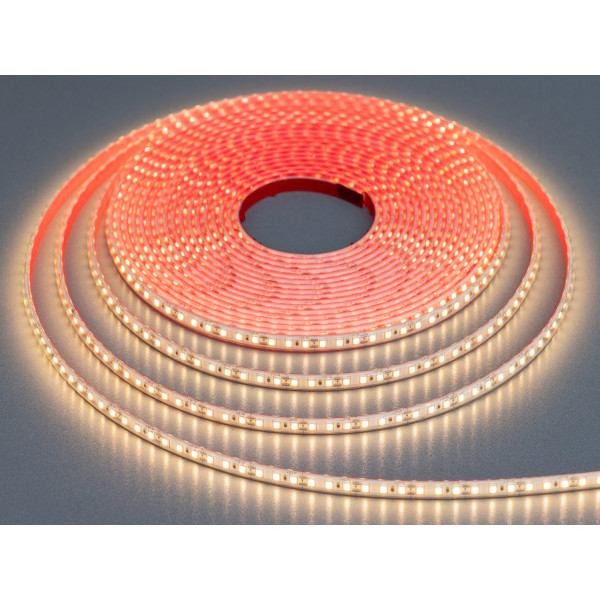 LED стрічка 12в, 120 шт/м, герметична, 8мм, теплий Diasha N12-2835-120-WW-65-8