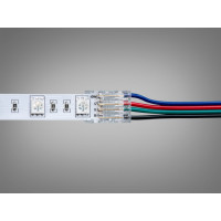 Конектор для RGB стрічки  Diasha PCON4pin/CAB-10mm-clear
