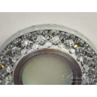 Кришталевий точковий світильник Diasha XF004-WH+LED