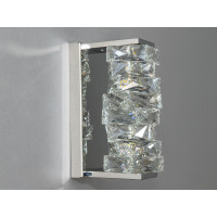 Унікальний настінний кришталевий LED світильник, 10W, хром Diasha F3820-120x260