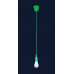 Люстры светильники на одну лампу  Levistella 915002-1 Green