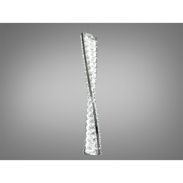 Стильний дизайнерський світлодіодний світильник підвіс, 15 Вт, хром Diasha 531/1DCH Стильний дизайнерський світлодіодний світильник підвіс, 15 Вт, хром Diasha 531/1DCH