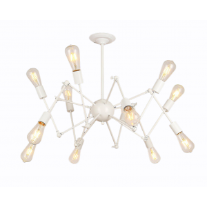 Люстра светильники в стиле loft белого цвета Levistella 910025-12 WH