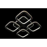 Потолочная светодиодная люстра светильник с пультом и подсветкой Linisoln 77073-4s