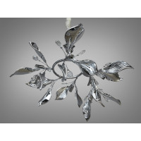 Підвісна люстра з керамічними елементами, 6 ламп, хром Diasha 7229-6PHR