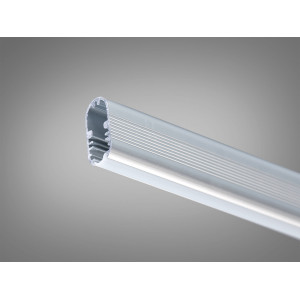 Профіль для стрічки - гардеробна штанга з матовим розсіювачем Diasha PL-630A-2M