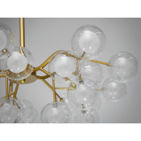 Люстра декоративная  30 лампочки, золото сатин Diasha 886-30BGD