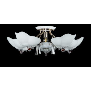 Люстра с плафонами  L9272/5+1 (WT) Splendid-Ray
1838