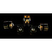 Люстра с плафонами  L6938B/5 (BLK+CR) Splendid-Ray
260801