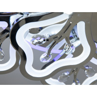 Люстра в зал хром Diasha 8149/6+3HRLED3colordimmer