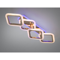 Світлодіодна люстра Diasha 8060 золото геометричний дизайн з пультом Diasha HA8160/2+2GLED3colordimmer