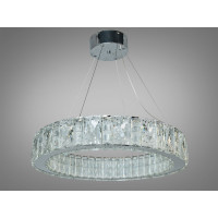 Підвісна люстра Diasha золото кришталь 68Вт LED Diasha 585/600HR