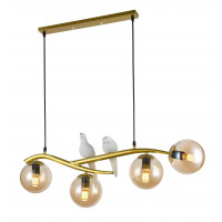 Люстра молекула Levistella 756PR7104-4 GD+BR Люстра молекула Levistella 756PR7104-4 GD+BR