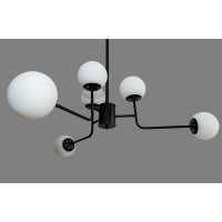 Люстра молекула в стиле лофт со стеклянным плафоном Linisoln 6038-6