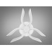Стельова led люстра кільця з пультом, диммером, підсвіткою, 40W, чорна Diasha 2481/6WHLED3colordimmer