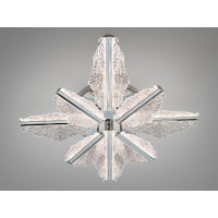 Стельова LED люстра хром 105W пульт димер Diasha 25106/4+4HRLED3colordimmer