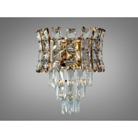 Бра для читання з кришталю в класичному виконанні на дві лампи, золото Diasha 8017/2wSGD Бра для читання з кришталю в класичному виконанні на дві лампи, золото Diasha 8017/2wSGD