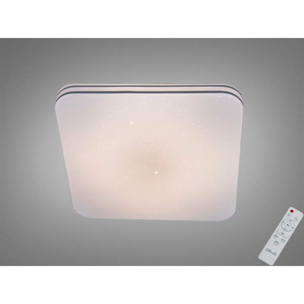 LED стельова люстра біла 45 Вт  Diasha DB-8501A/280x280RGB