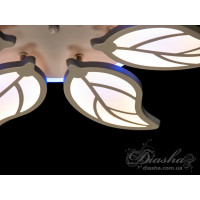LED люстра Diasha з димером сіра 105W 6 модулів Diasha 8028/6GRLED3colordimmer