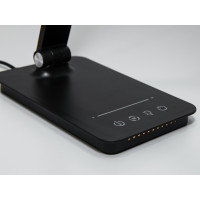 Настільна лампа лед з дімером, таймером, нічником, лампа-трансформер Diasha 5502PBK