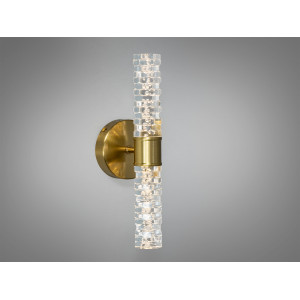 Настінний LED бра бронза скляний циліндр 5 Вт Diasha B1789BR