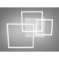 Стильна стельова LED люстра з диммером та лед підсвічуванням, 105W Diasha 11017/3WHLED3colordimmer