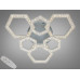 Стельова LED люстра біла 75W 6 модулів з пультом Diasha 6653/3+3WH