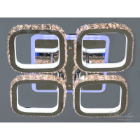 Cветодиодная люстра с хрусталем и пультом с подсветкой Diasha S8305/4HR LED RGB dimmer
