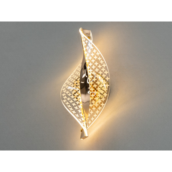 Оригінальний світлодіодний світильник на стіну, 6Вт, золото Diasha F3851-5