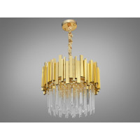 Люстра хрустальная подвесная Diasha 901-400GDsatin